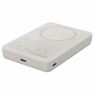Belkin BoostCharge Stromspeicher - Sand - für Qi2-fähiges Gerät, iPhone, MagSafe-fähiges Gerät, AirPod, Android-Gerät, Sma