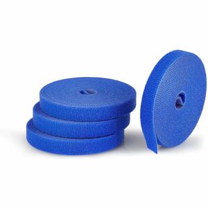 StarTech.com Kabelführung - Blau - 4 Pack Paket - Kabelbinder - 4,6 m Länge - Stoff