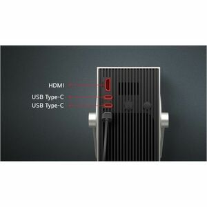 LG CineBeam Q PU600U Laser Projector - Portable, Wall Mountable, Ceiling Mountable - High Dynamic Range (HDR) - 3840 x 216