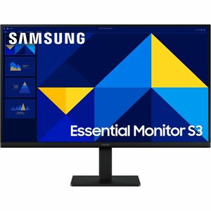 Samsung Essential S3 S27D300GAW 27" (68.6 cm) Class Full HD LCD Monitor - 16:9 - Black - 27" (68.6 cm) Viewable - In-plane