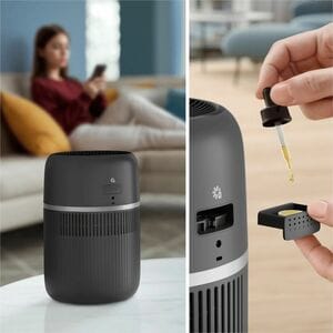 Philips Serie 4000 deumidificatore d'aria, potenza 3W, tensione di ingresso AC 100-240V, colore grigio scuro