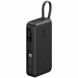 Belkin UltraCharge Stromspeicher - Schwarz - für iPhone, Smartphone, Android-Gerät, USB Typ C Gerät, Tablet-PC, iPad, iPad
