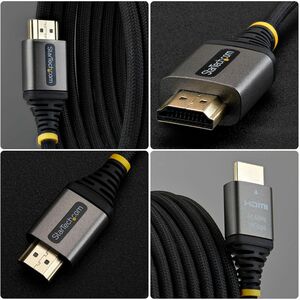 StarTech.com 50 cm HDMI A/V Cable - 1 - Cable for Audio/Video Device, Workstation - First End: 1x HDMI 2.0 Digital Audio/V