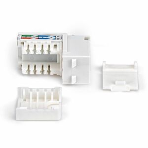 StarTech.com Network Connector - 24 Pack - TAA Compliant - 1x RJ-45 Keystone - Female - White