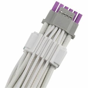 The ROG Equalizer (WHITE) is an etched 12V-2x6 PCIe cable that delivers balanced PSU-to-ROG Equalizer power to minimize cu