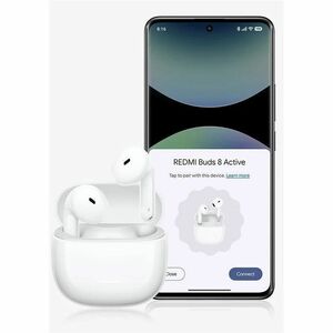 Redmi Buds 8 Active M2537E1 True Wireless Earbud Stereo Earset - White - Binaural - In-ear - 1000 cm - Bluetooth - 32 Ohm 