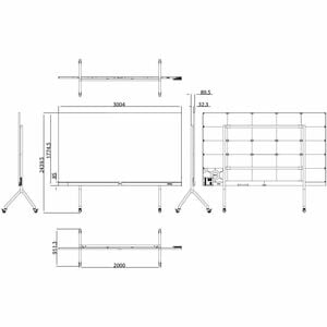 Hisense HAIO136GE 136" LED All-in-one Display - 136" LCD - ARM Cortex A73 1.80 GHz - 8 GB DDR SDRAM - 16:9 Aspect Ratio - 