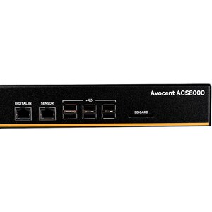 Vertiv AVOCENT ACS ACS8032SAC-400 Device Server - 1 GB - DDR3 SDRAM - Twisted Pair, Optical Fiber - 2 x Network (RJ-45) - 