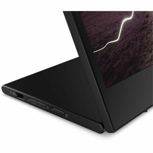 Lenovo ThinkVision M16 16" Class WUXGA LED Monitor - 16:10 - Eclipse Black - 16" Viewable - In-plane Switching (IPS) Techn