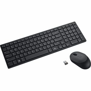 Dell KM555 Keyboard & Mouse - English (US) - USB Type A Plunger Wireless Bluetooth/RF 5.1 2.40 GHz Keyboard - Keyboard/Key