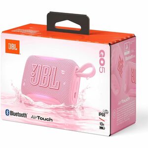 JBL Go 5 Portable Bluetooth Speaker System - 4.8 W RMS - Pink - 100 Hz to 19 kHz - Battery Rechargeable - 1