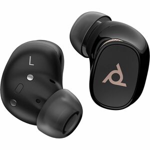 Poly Voyager Free 20 Wireless Earbud Stereo Earset - Black - Binaural - In-ear - 3000 cm - Bluetooth - 16 Ohm - MEMS Techn