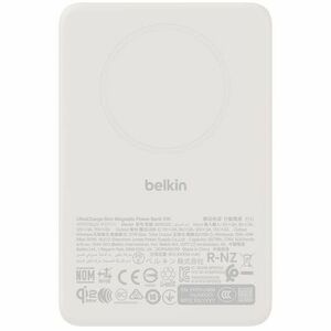 Belkin UltraCharge Power Bank - Sand - For Qi2-enabled Device, Smartphone, iPhone - 1 x Type-C 30W - 10000 mAh - 30 W - US