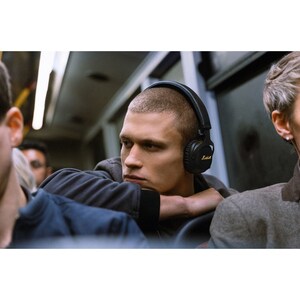 Marshall Mid A.N.C Com fios/sem fios Na orelha, Headset Estéreo Fone de ouvido - Preto - Binaural - Circum-auditivo - 1000