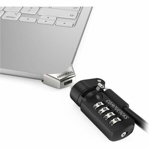 Compulocks MBALDGN01CL Security Slot Adapter - 1 - for MacBook, Classroom, Desk - Steel