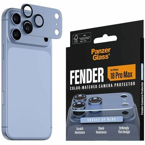 PanzerGlass Fender Camera Lens Protector - Shades of Blue - Glass, Aluminium