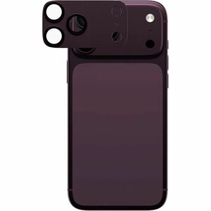 PanzerGlass Fender Camera Lens Protector - Dark Cherry - Glass, Aluminium