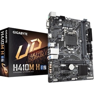 GIGABYTE Ultra Durable H410M H Desktop Motherboard - Intel H410 Chipset - Socket LGA-1200 - Micro ATX - 64 GB DDR4 SDRAM M