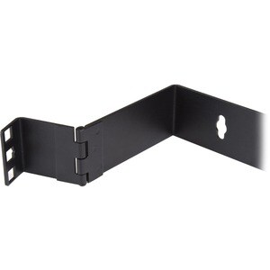 StarTech 1U Hinged Wall Mount Patch Panel Bracket - 6 inch Deep - 19" Patch Panel Swing Rack for Shallow Network Equipment
