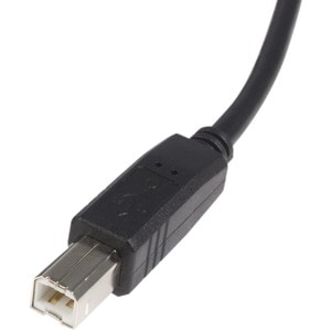 StarTech.com 1 ft USB 2.0 A to B Cable - M/M - Connect USB 2.0 peripherals to your computer