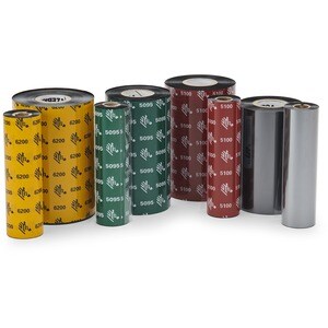 Zebra Resin Ribbon 2.36inx1476ft 5095 High Performance 1in core - Thermal Transfer - Black - 6