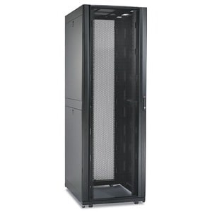 APC by Schneider Electric NetShelter 42U Enclosed Cabinet Rack Cabinet for Blade Server - 482.60 mm Rack Width - Black - 1
