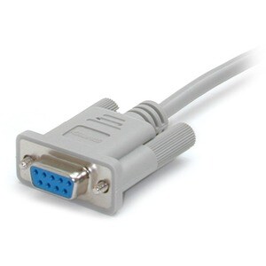 StarTech.com 15ft Straight Through DB9 Serial Cable - Mouse Extension Cable External - Gray - Extend the connection betwee
