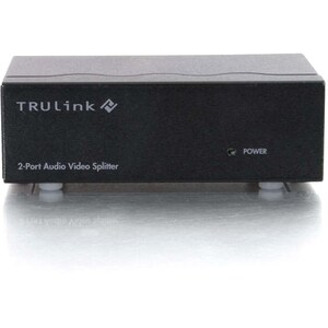 C2G 2-Port UXGA Monitor Splitter/Extender with 3.5mm Audio (Female Input) - 2 x Monitor - 2048 x 1536 @ 60Hz - SVGA, XGA, 