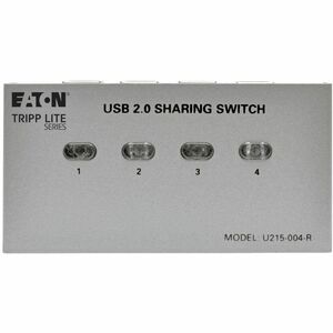Eaton Tripp Lite Series 4-Port USB 2.0 Printer / Peripheral Sharing Switch - USB - 4 USB Port(s) - 4 USB 2.0 Port(s)