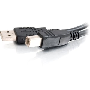C2G 2m USB Cable - USB A to USB B Cable - M/M - Type A USB - Type B USB - 6ft - Black