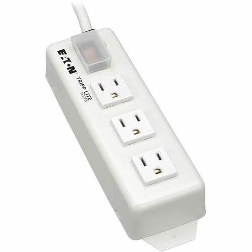 3 OUTLET POWER STRIP MOUNTABLE METAL 6 FT CORD 5-15R 15A 120V