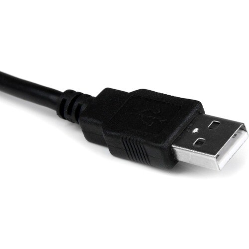 StarTech.com Câble Adaptateur de 30cm USB vers Série DB9 RS232 - Mémorisation de Port COM - Noir