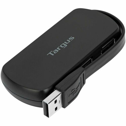 Targus ACH114EU USB Hub - USB - MP3 Player, Mouse, Keyboard, USB Adapter, Flash Drive - External - Black - 4 Total USB Por
