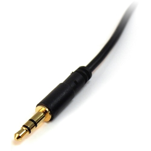 StarTech.com 3 ft Slim 3.5mm Stereo Audio Cable - M/M - Easily connect an iPod® or other MP3 player to a car stereo