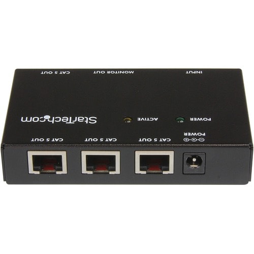 4 PORT VGA VIDEO EXTENDER OVER CAT 5