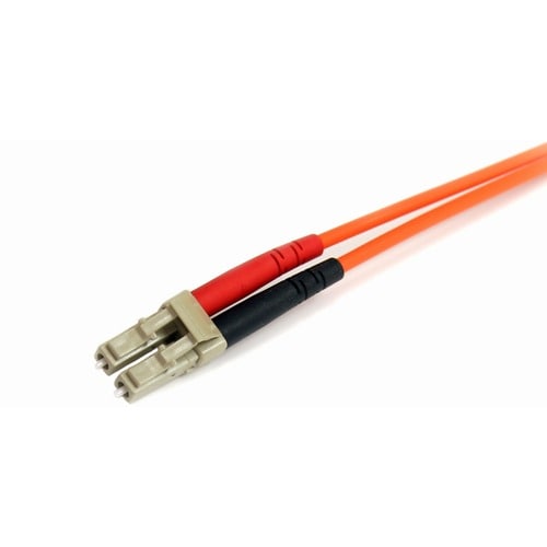 StarTech.com 2m Fiber Optic Cable - Multimode Duplex 62.5/125 LSZH Fiber Jumper Cord - LC/ST - Cable for Network Device - 