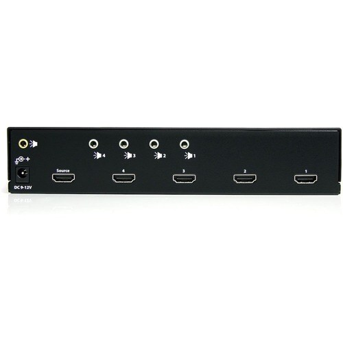 StarTech.com 4 Port High-Speed-HDMI Video Splitter und Signalverstärker - 1920 x 1200 - 9,14 m Maximale Betriebsreichweite