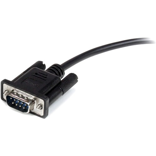 StarTech.com 3m Black Straight Through DB9 RS232 Serial Cable - M/F - First End: 1 x 9-pin DB-9 RS-232 Serial - Male - Sec