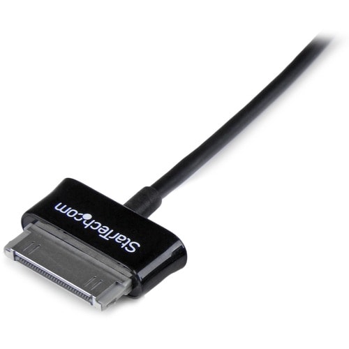 StarTech.com Cable Adaptador 2m Conector Dock USB para Samsung Galaxy Tab? - Negro - USB A Macho - Cable for Tablet PC, Po