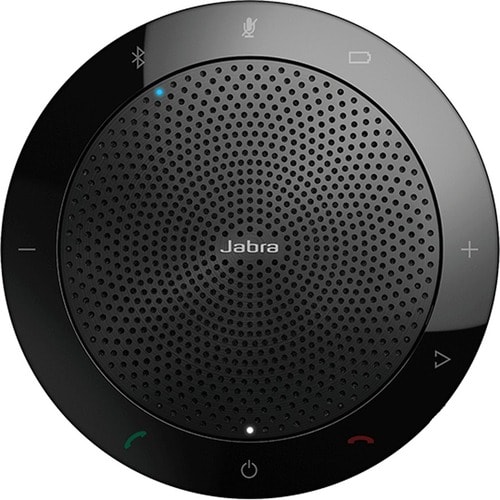 Jabra Speak 510 UC Câblé / Sans fil Bluetooth Haut-parleur Main Libre - Skype Entreprise - Noir - 4 Capacité de personnes 