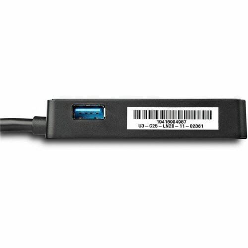 TARJETA ETHERNET 1 PUERTO RJ45 EXTERNA USB 3.0 CON USB NEGRO