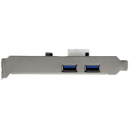 StarTech.com USB Adapter - PCI Express x1 - Plug-in Card - Black - TAA Compliant - 2 Total USB Port(s) - 2 USB 3.0 Port(s)