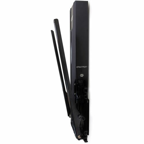 Ergotron Glide Wall Mount for TV - Black - Height Adjustable - 116.8 cm to 160 cm (63") Screen Support - 31.75 kg Load Cap