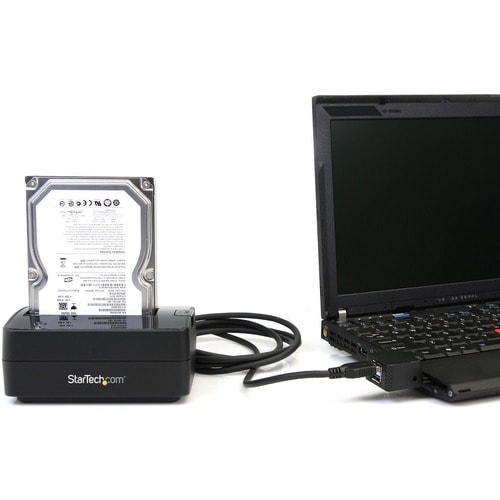 StarTech.com Docking Station USB 3.0 (5Gbps) a SATA III de 1 Bahía para Disco Duro - Base USB 3.0 para Discos Duros SSD de
