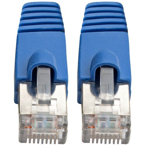Micro Stp 5FT CAT6 CAT6A PATCH CABLE 10G AUGMENTED STP SNAGLESS RJ45 MM BLUE