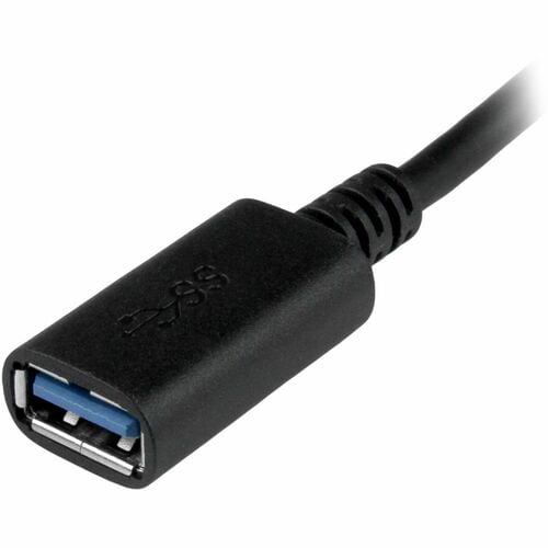 StarTech.com USB 3.0 (5Gbit/s) USB-C auf USB-A Adapter - Nickel Anschluss - Schwarz