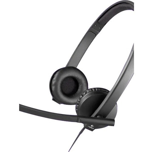 Cuffie Logitech H570e Cavo Over-the-head Stereo - Binaural - Supra-aural - 31,50 Hz a 20 kHz - Cancellazione del rumore, E