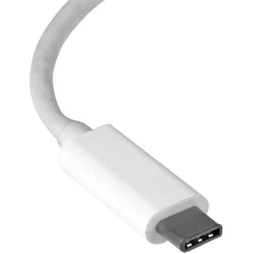 StarTech.com Adaptador de Red Ethernet Gigabit USB-C - Blanco - Compatible con Puertos Thunderbolt 3 - Adaptador LAN USB T
