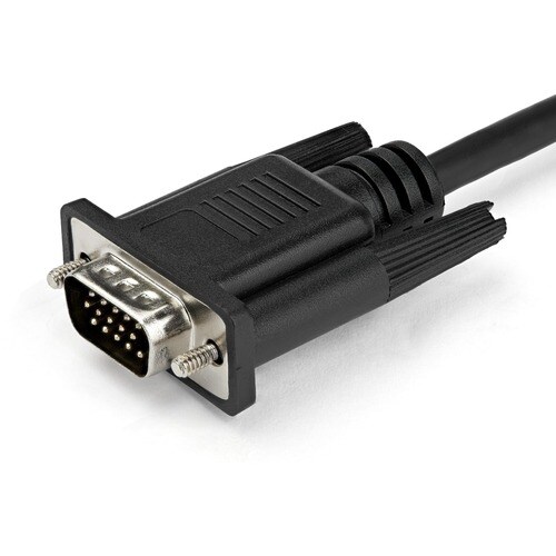 StarTech.com USB-C auf VGA Adapterkabel - 1m - 1920x1200 - Schwarz - Cable for Projektor, Monitor, Workstation, Videogerät