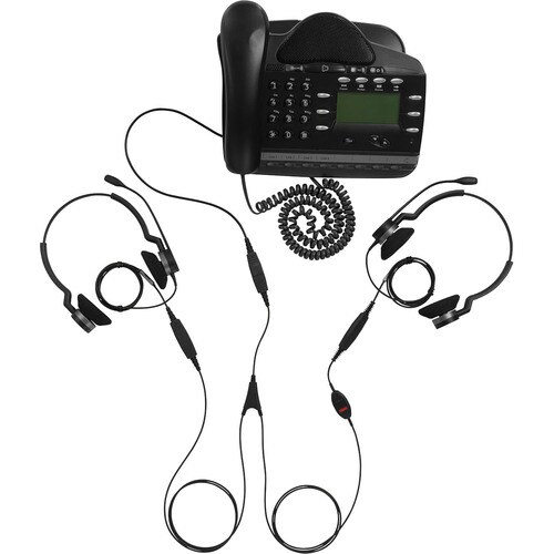 Jabra Quick Disconnect Phone Cable for Microphone, Headset, Phone - First End: 1 x Quick Disconnect Phone - Second End: 2 